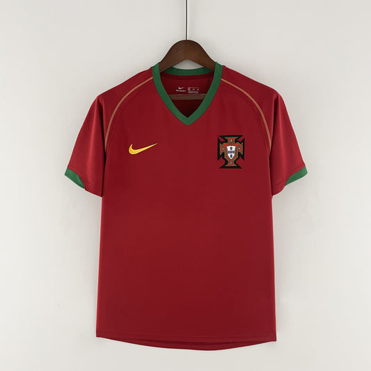 2006 Retro Home Jersey Portugal