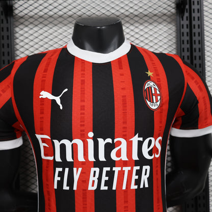 24/25 Home Jersey Player Version AC Milan